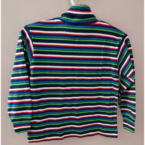 Rugged Bear Interlock Stripe Turtleneck Long Sleeve Kids Top Size 8 - Picture 5 of 8